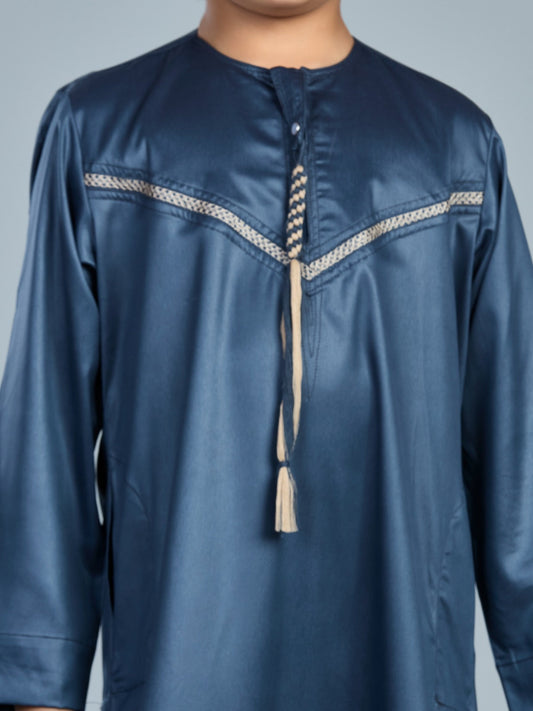 Premium Boy’s Jubba – Lightweight Vietnam Fabric, Zip Closure