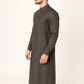 Isliba Men’s Brown Quati Thobe – Premium Vietnam Fabric Islamic Jubba