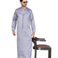 Classic Omani Thobe – Lightweight, Vietnam Fabric, Zip Closure Design