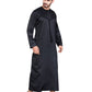 Men stylish omani thobe made from lightweight vietnam fabric with zip closure - L 56