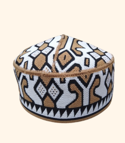 Pakistani multicolor islamic prayer cap