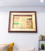 Islamic Wall Frame Featuring Charo Qul and Surah Yasin (Wooden)