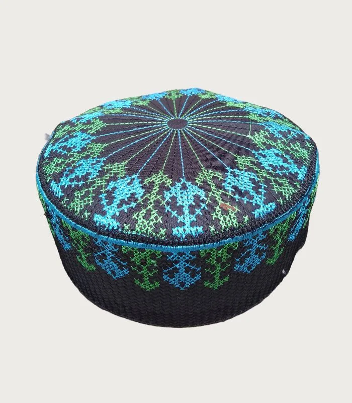 Embroidery Islamic prayer cap online india (53)