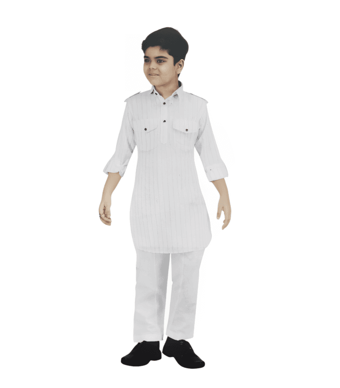 Pathani Kurta with Pajama for Boys – Ethnic Wear (0-10 Years)