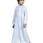 Boy’s Jubba in Lightweight Vietnam Fabric – Zip Closure for Comfort & Style.