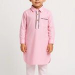 pink pathani suit for boys