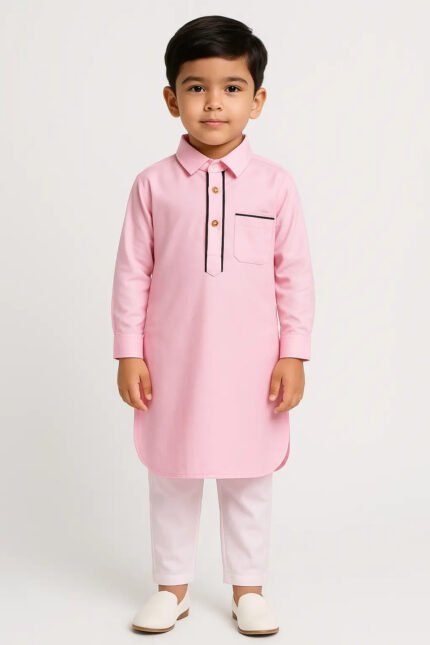 pink pathani suit for boys