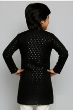 Premium Impoted Cotton Lucknowi Chikankari Kurta for Kids | Baby Boy Pure Cotton Chikankari Kurta Set | Wedding Kurta for Boys - Image 4