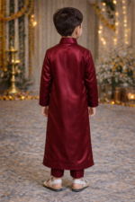 Isliba Maroon thobe for boy