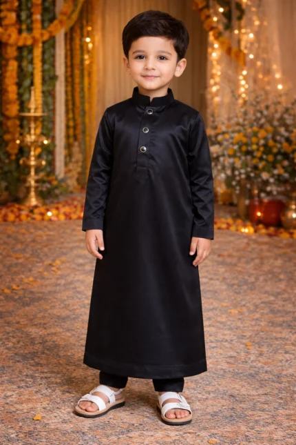 Black thobe for boy