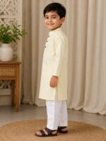 Light yellow kurta for boy