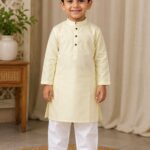 Light yellow kurta for boy